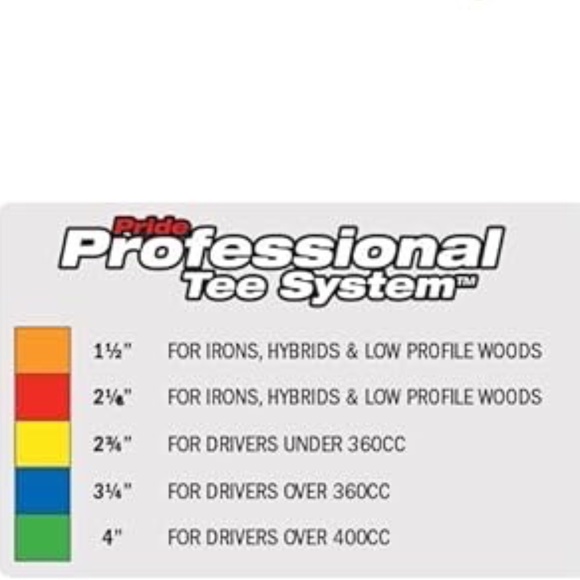 Pride Professional Tee System - MiniTee 1 1/2" (38mm) - Picture 3 of 3